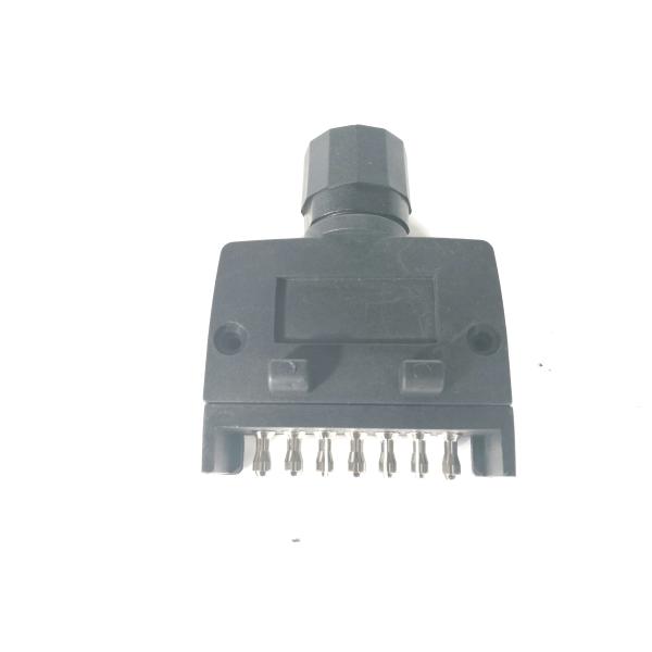Flat Trailer Electrical Plug Nylon Brass Heavy Duty 7 Pin Trailer Plug