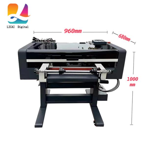 UV DTF All in One Laminating Machine Crystal Table Top 3D UV Sticker DTF Printer For wooden /glass /paper/geramic surfac