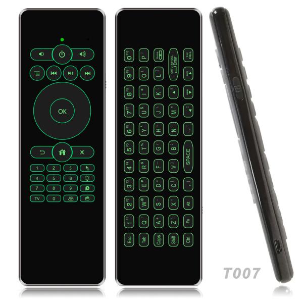 Quality 7 Colors Backlit Wireless Keyboard And Mouse Combo For Smart Android TV for sale