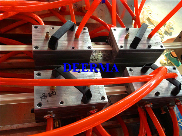 High Productivity PVC Cable Trunking Extruder Production Line With Hole Punching Machine