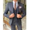 Buy cheap 45% Wool Blue Tuxedo Suit from wholesalers