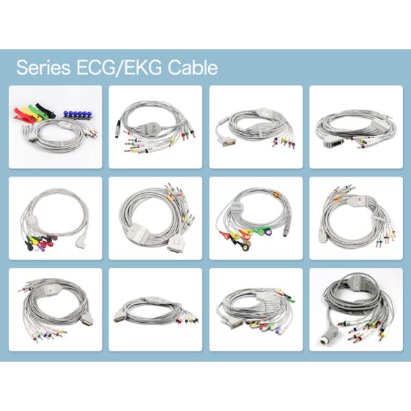 Compatible NIHON KONDEN MINDRAY COMEN 8000E ECG Patient Cable