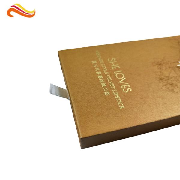 Custom Lipstick Paper Cardboard Packaging Box Various Sizes CMYK Offset Printing