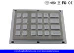 Illuminated Industrial Numeric Keypad Panel Mount With 6x4 Matrix Keys