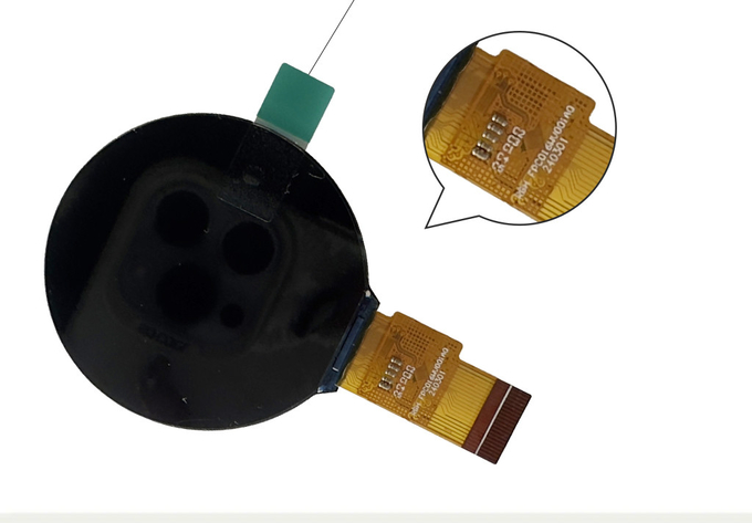 Transmissive Circular TFT Display Round LCD Screen 1.6 Inch 360cd/M2