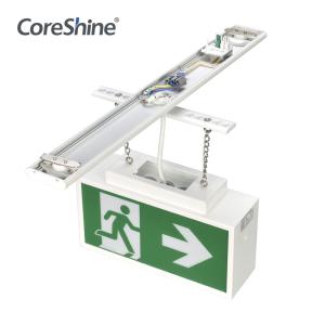 IP54 12w Battery Backup Emergency Lights , 3600mAh Weatherproof Exit Sign