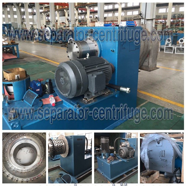 Model PP-100 Continuous Chemical Centrifuge Two Stage Pusher Centrifuge For Fumaric Acid
