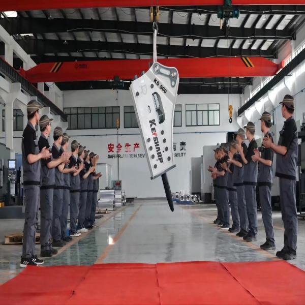 KS450 Hydraulic Rock Hammer Excavator Attachment For Excavator CE Certificate