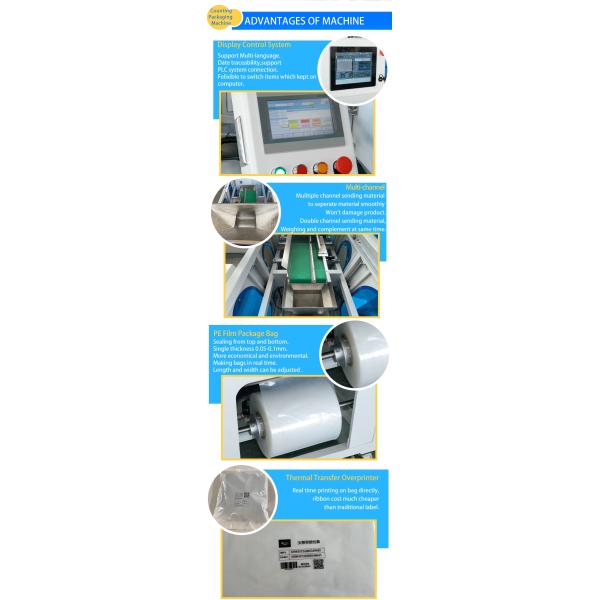 Multifunction Automatic Weight Packing Machine For Screw Fastener