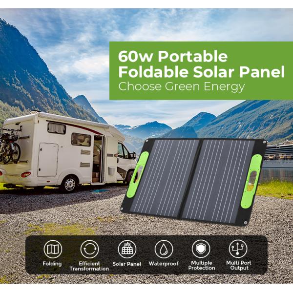CE/FCC/ROHS/PSE Certified 40W Portable Folding Solar Panel Mobile Charger For Camping
