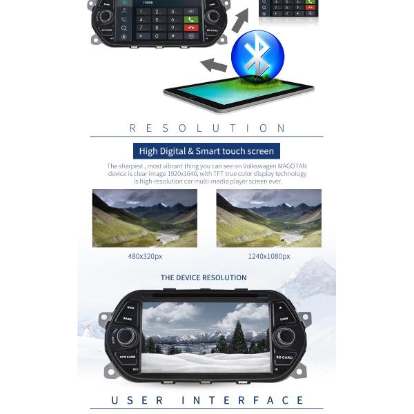 Car Audio Stereo DVD Player Android 8.0 with MP3 MP5 for Fiat Eaga new