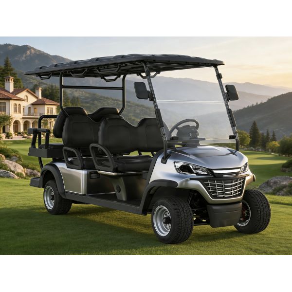 Multi-Scenario 6 Seats Golf Cart Stable Performance Long Endurance Resort Community Operations