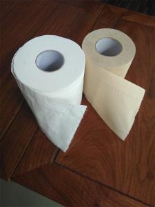 China 2-5 Ply Bamboo Toilet Tissue Paper with Strong Strength and Embossed Pattern wholesale