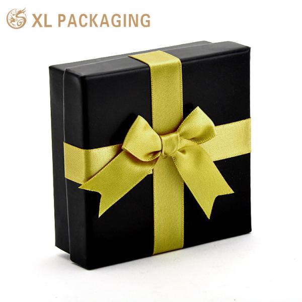 Quality Bowknot Customizable Logo Jewelry Set Boxes Wholesale Ring Packaging Boxes for sale