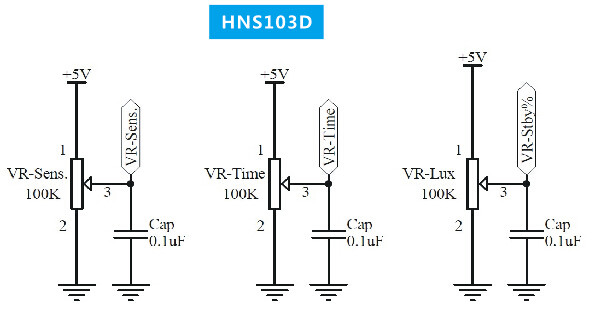 VR Adjustable 5V Microwave Sensor ON / OFF Control Dimming Control