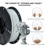 Buy cheap 100% Bubble Free Coiled Filament Strong Toughness For 3D Printer Cray Marble PLA from wholesalers