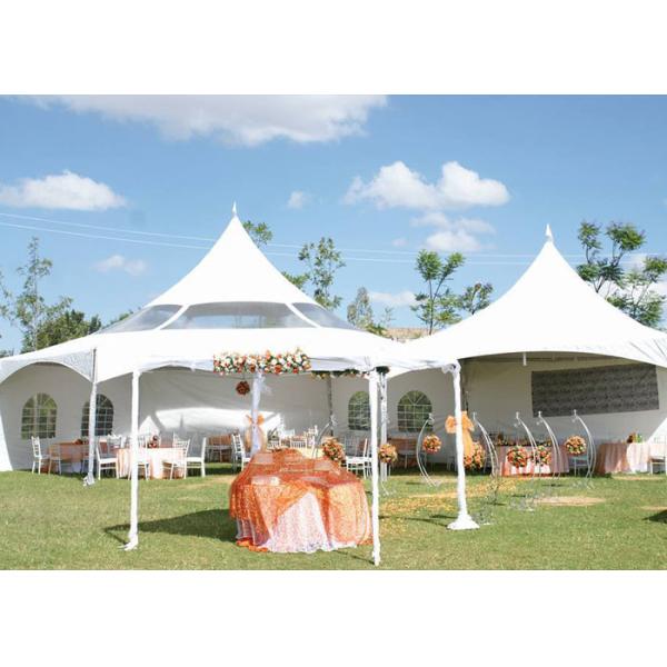 Transparent Wedding 8m Pagoda Party Tent For Dining Reception