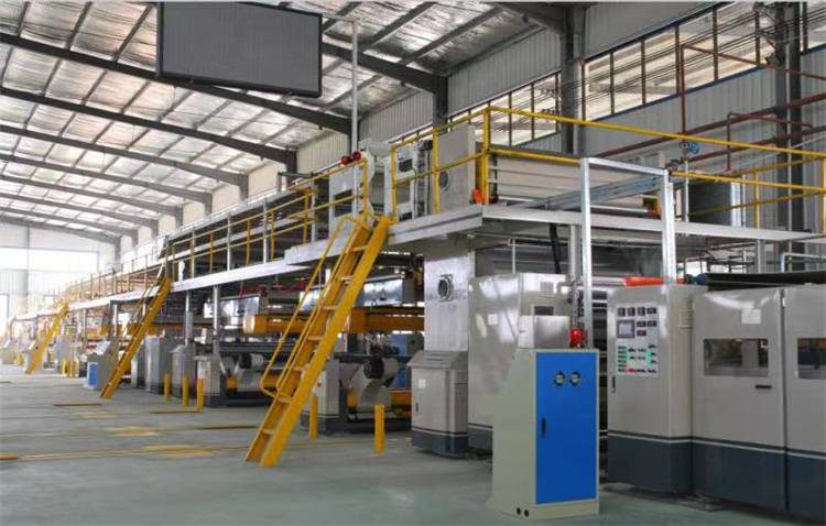 220v Single Facer Line 1400 1600 1800 Mm 2 Ply Paper Bag Making Machine 150m/min 30days