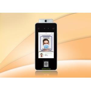 Touchless 50CM temperature time office biometric face attendance machine