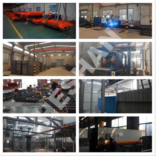 Shipyard Use Mobile Scissor Lift Platform Self Propelled 300kg Loading Capacity