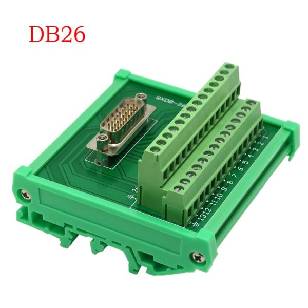 DB26 Male Header Breakout Board Terminal Block Connector Electronics-Salon Breakout Board