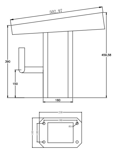 1 Step 500mm Swimming Pool Starting Block