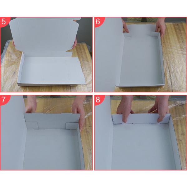 Ultraportable Mailer Paper Box Cosmetic Packaging Thickened Collapsible
