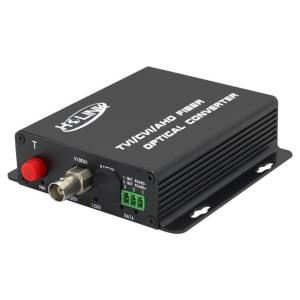 China Holink 1-Ch HD 1080P CVI/TVI/AHD to Fiber Video Transceiver Single Mode Fiber 20Km on sale