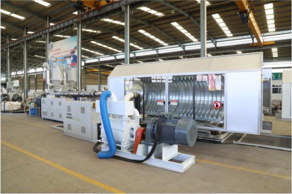 Quality Customizable  Full Automatic Water Cooling PE Plastic DWC Pipe Machine Production Line for sale