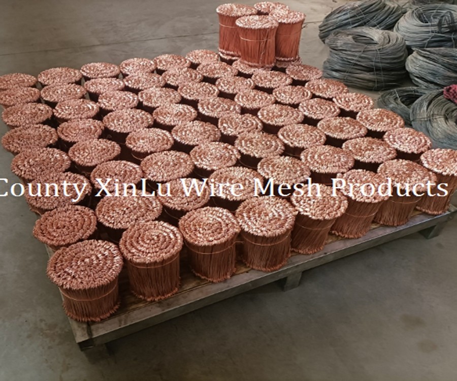 Rebar Double Loop Tie Wire 12cm Length Twin LoopTie Wire Anti Corrosion For Binding