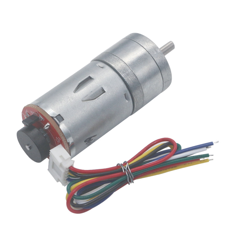 25mm Double Micro DC Gear Motors 12v Dc Motor High Torque Wheel Set