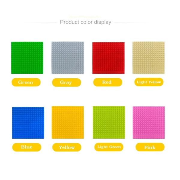 Quality MOC compatible with legoingly assembly brick 16X16 dots bottom base plate building block for sale
