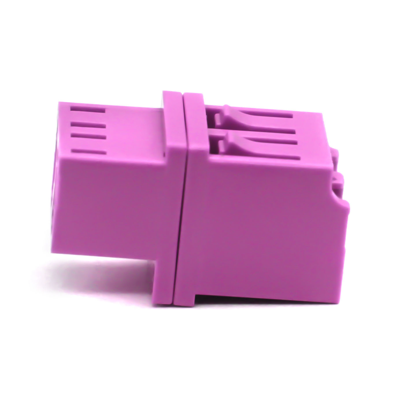 4g Network LC PC OM4 Multimode Duplex Optic Fiber Adapter with 0.2dB Insertion Loss