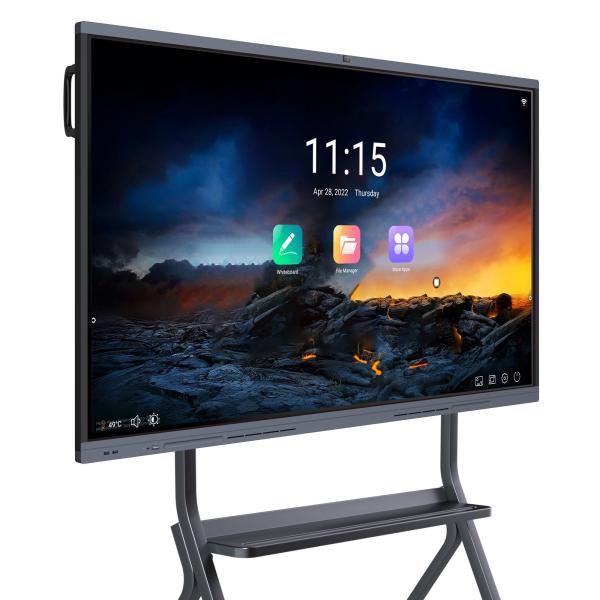 Quality H11D 65 Inch Smart Interactive Flat Panel Digital Whiteboard With 48 MP Camera for sale