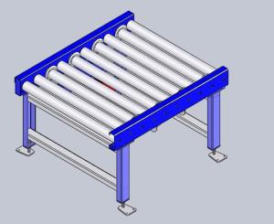 China Galvanized Roller Carton Conveyor System Process Design Size wholesale