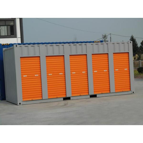 Secure Roller Shutter Side Door Open Pop Up Mobile Shipping 20ft Movable Portable Self Storage for Shipping Containers