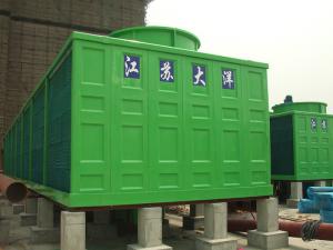 China CTI Institute Cross Flow Natural Draft Open Loop Cooling Tower wholesale