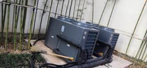China Outdoor air source heat pump,office heating and sanitary hot water wholesale