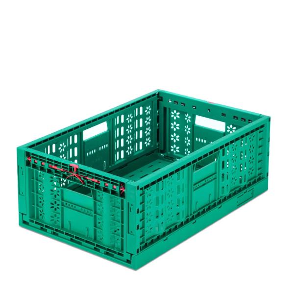 Quality Collapsible Vegetable Storage Plastic Basket in Customized Color and Stackable Design for sale