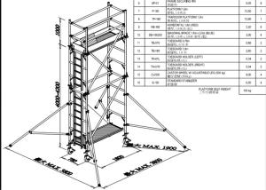 China Mobile Aluminium Scaffold Tower Durable 7.5m Easy Towers Scaffolding wholesale