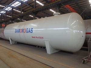 China Q345R Propane Gas LPG Tank 80m3 40mt Rochester Level Gauge Customized Color wholesale