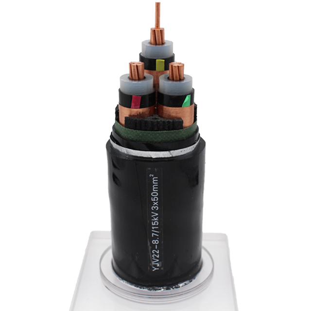 240mm2 8.7/15KV Medium Voltage Power Cable with XLPE Insulation and Copper Conductor