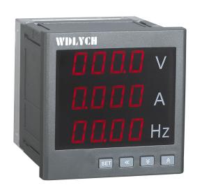 China 72*72mm Digital Multifunction Meter Liquid Crystal Display Local Data Query wholesale