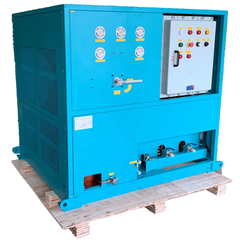 A/C Freon Refrigerant Split Charging Filling Machine R134a R404a Gas Recovery Recharge Machine