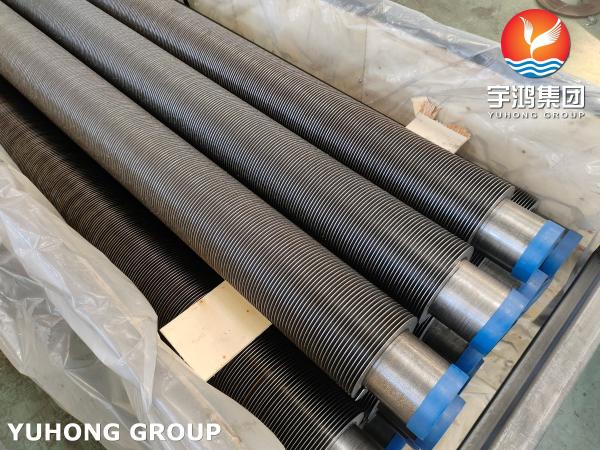 Quality High Frequency Welding Fin Tube, ASME SA106 Gr.B Seamless Pipe With Carbon Steel Solid Fin Tube For Fired Heater, Furnac for sale