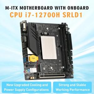 M-ITX Desktop Motherboard Set Server Motherboard CPU Core Kit I7 12700H