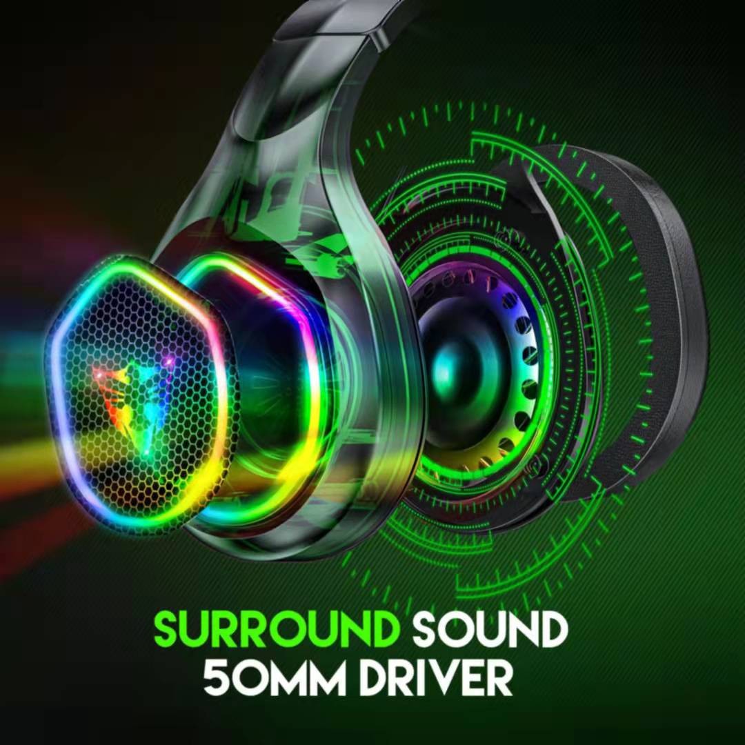 Source Factory G503 Head-Mounted Gaming Headset In-Line Eating Chicken Noise-Cancelling Headset Light-Emitting Gaming He