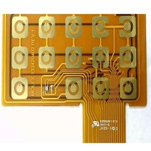 China Yellow Soldermask Flexible PCB Prototype FR4 Stiffener Touch FPCB Polyimide Panel wholesale