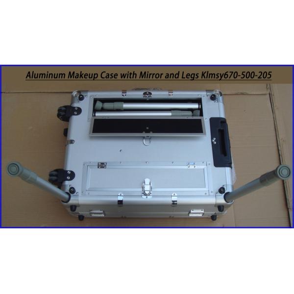 Rolling Makeup Desk Case with Lighted Mirror KLCBY560-215-660
