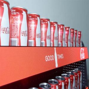 Indoor 1R1G1BCOB 14bit Shelf Digital Signage